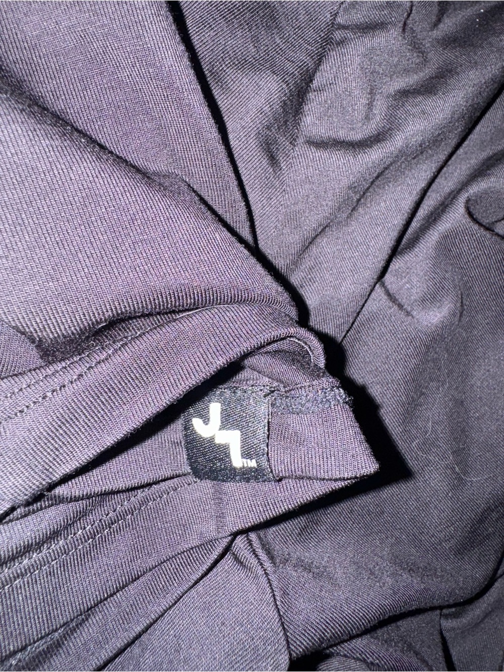 JoyLab Black Wrap-Front Long Sleeve Top - Picture 4 of 4